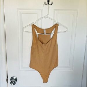 American Apparel Nude Tank Top Bodysuit Size M